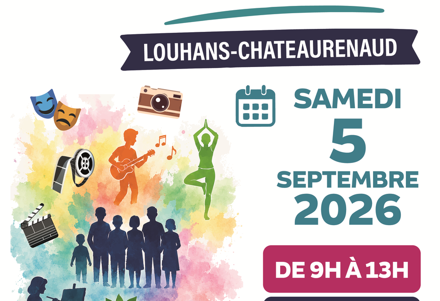 FORUM DES ASSOCIATIONS le samedi 5 septembre 2026 au Palace Pierre Provence de Louhans